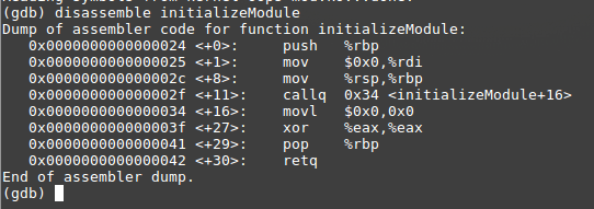 Disassemble faulty function - kernel oops
